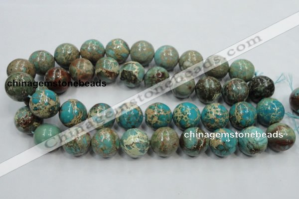 CSE04 15.5 inches 20mm round natural sea sediment jasper beads