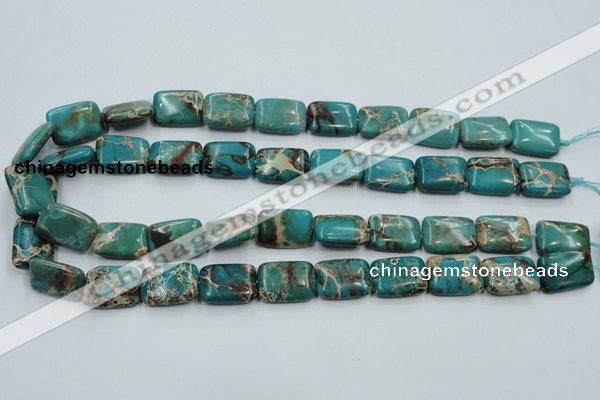 CSE15 15.5 inches 13*18mm rectangle natural sea sediment jasper beads