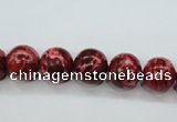 CSE162 15.5 inches 10mm round dyed natural sea sediment jasper beads