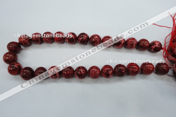 CSE162 15.5 inches 10mm round dyed natural sea sediment jasper beads