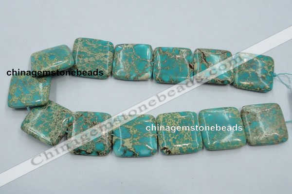 CSE19 15.5 inches 30*30mm square natural sea sediment jasper beads