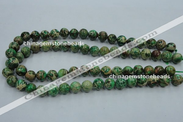 CSE221 15.5 inches 14mm round dyed natural sea sediment jasper beads
