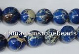 CSE300 15.5 inches 8mm - 18mm round dyed sea sediment jasper beads