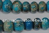 CSE302 15.5 inches 7*10mm – 15*20mm rondelle dyed sea sediment jasper beads