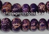 CSE303 15.5 inches 7*10mm – 15*20mm rondelle dyed sea sediment jasper beads