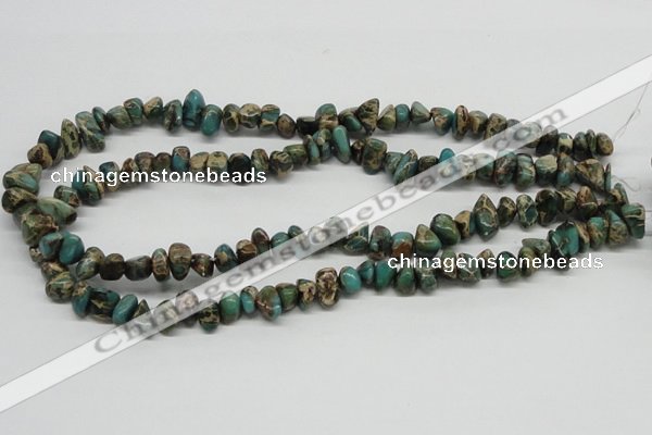 CSE5019 15.5 inches 8*12mm nuggets natural sea sediment jasper chip beads