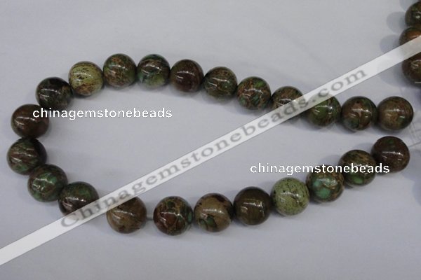 CSE5055 15.5 inches 18mm round natural sea sediment jasper beads