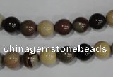 CSE5202 15.5 inches 8mm round sea sediment jasper beads wholesale