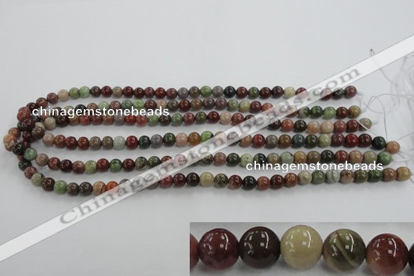 CSE5301 15.5 inches 6mm round sea sediment jasper beads wholesale