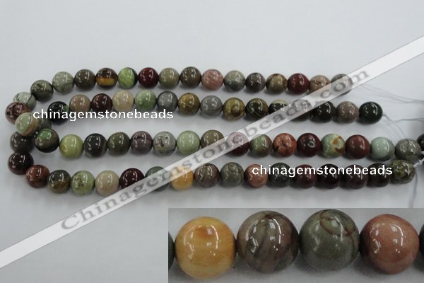 CSE5304 15.5 inches 12mm round sea sediment jasper beads wholesale