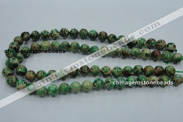 CSE59 15.5 inches 12mm round dyed natural sea sediment jasper beads