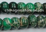 CSE60 15.5 inches 10*14mm rondelle dyed natural sea sediment jasper beads