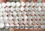 CSE613 15 inches 10mm round selenite gemstone beads