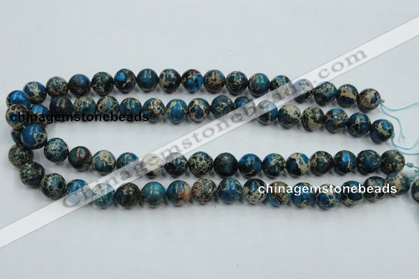 CSE62 15.5 inches 12mm round dyed natural sea sediment jasper beads