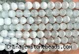 CSE641 15 inches 8mm round selenite beads wholesale