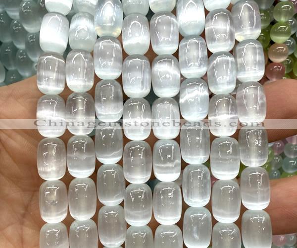 CSE648 15 inches 8*12mm drum selenite beads wholesale