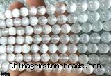 CSE651 15 inches 8mm round selenite beads wholesale