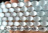 CSE656 15 inches 10*14mm rice selenite beads wholesale