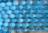 CSE666 15 inches 10*14mm rice selenite beads wholesale