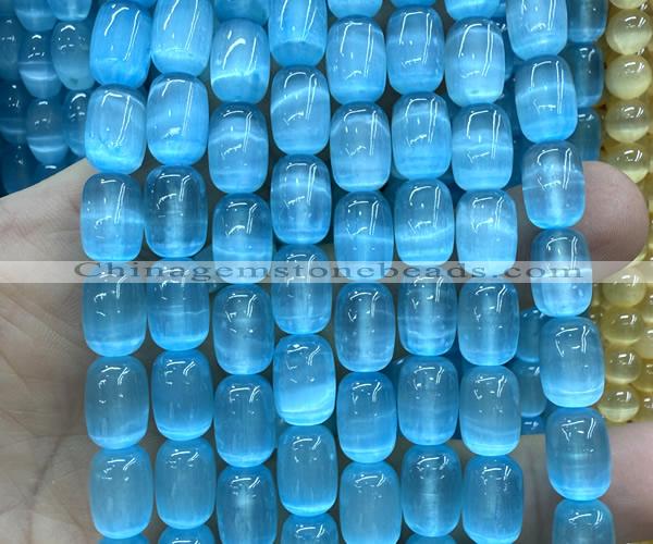 CSE668 15 inches 8*12mm drum selenite beads wholesale