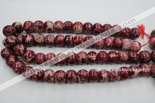 CSE67 15.5 inches 15*18mm rondelle dyed natural sea sediment jasper beads