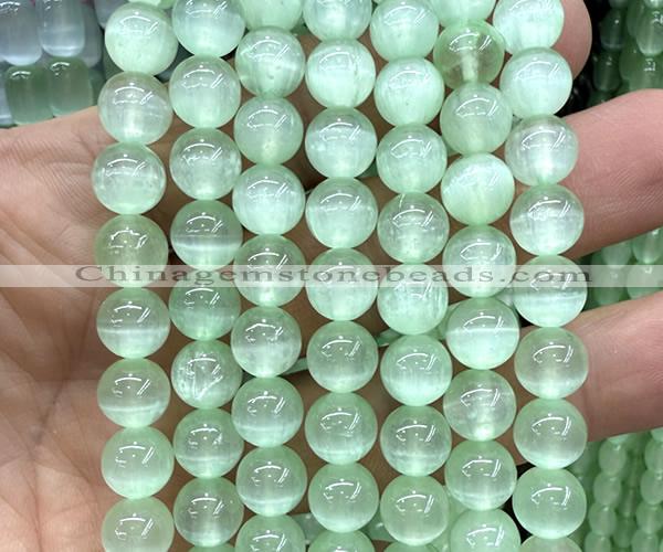 CSE672 15 inches 10mm round selenite beads wholesale