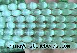 CSE675 15 inches 8*12mm rice selenite beads wholesale