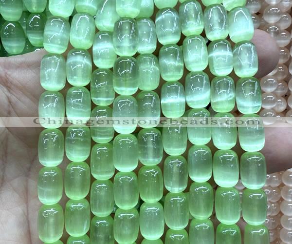 CSE688 15 inches 8*12mm drum selenite beads wholesale