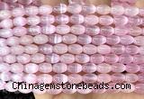 CSE704 15 inches 6*9mm rice selenite beads wholesale