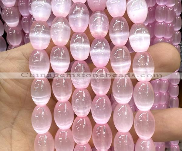 CSE706 15 inches 10*14mm rice selenite beads wholesale