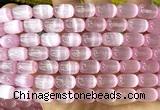 CSE708 15 inches 8*12mm drum selenite beads wholesale