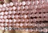 CSE711 15 inches 8mm round selenite beads wholesale