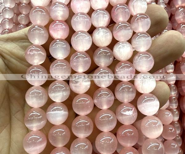 CSE712 15 inches 10mm round selenite beads wholesale