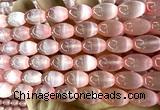 CSE716 15 inches 10*14mm rice selenite beads wholesale