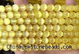 CSE741 15 inches 8mm round selenite beads wholesale