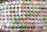 CSE760 15 inches 6mm round colorful selenite beads wholesale