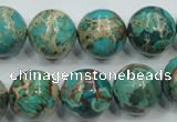 CSE77 15.5 inches 14mm round dyed natural sea sediment jasper beads