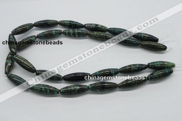 CSG07 15.5 inches 10*30mm rice long spar gemstone beads wholesale