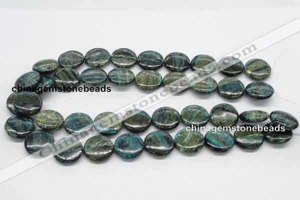 CSG18 15.5 inches 10mm flat round long spar gemstone beads wholesale