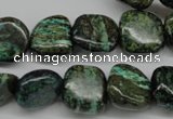 CSG34 15.5 inches 14*14mm freeform long spar gemstone beads