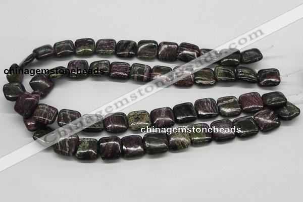 CSG58 15.5 inches 10*10mm square long spar gemstone beads wholesale