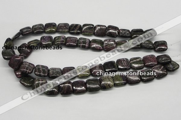 CSG59 15.5 inches 16*16mm square long spar gemstone beads wholesale