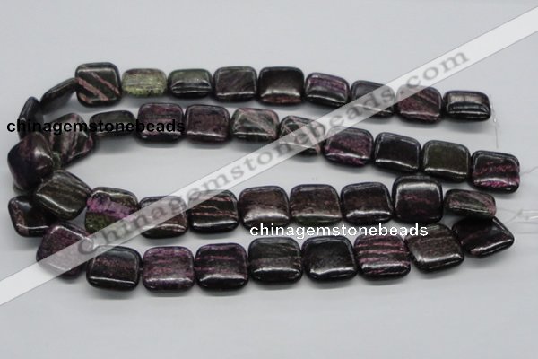 CSG60 15.5 inches 20*20mm square long spar gemstone beads wholesale