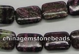 CSG61 15.5 inches 13*18mm rectangle long spar gemstone beads wholesale