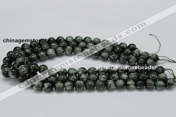 CSH03 15.5 inches 10mm round natural seraphinite gemstone beads