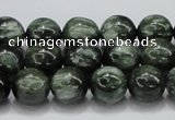 CSH04 15.5 inches 12mm round natural seraphinite gemstone beads