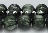 CSH06 15.5 inches 16mm round natural seraphinite gemstone beads