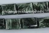 CSH12 15.5 inches 13*18mm rectangle natural seraphinite beads