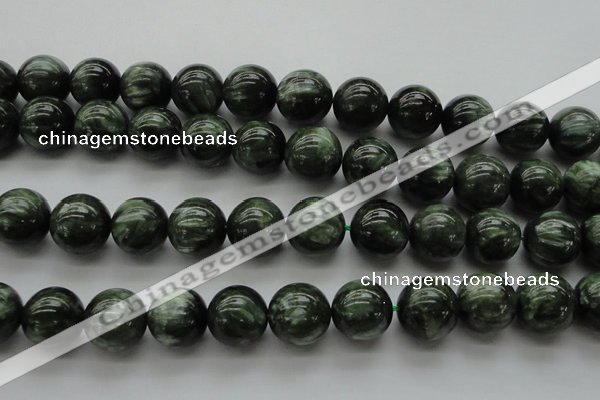 CSH204 15.5 inches 12mm round AA grade natural seraphinite beads