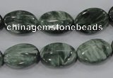 CSH50 15.5 inches 15*20mm oval natural seraphinite gemstone beads